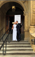 Load image into Gallery viewer, DELILAH RUCHED BOW BUM FISHTAIL WEDDING DRESS