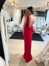 Load image into Gallery viewer, DELILAH BOW BUM RUCHED FISHTAIL DRESS