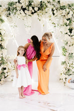 Load image into Gallery viewer, ALLANA CREPE FLOWER GIRL DRESS