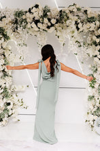 Load image into Gallery viewer, HATTIE TIE SHOULDER COWL FISHTAIL DRESS