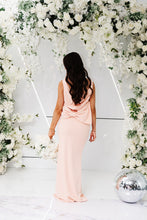 Load image into Gallery viewer, LILA TWIST COWL FISHTAIL DRESS