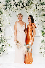 Load image into Gallery viewer, AURELIA CONTRAST COWL COLUMN DRESS