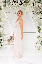 Load image into Gallery viewer, AURELIA CONTRAST COWL COLUMN DRESS