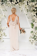 Load image into Gallery viewer, AURELIA CONTRAST COWL COLUMN DRESS