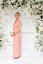 Load image into Gallery viewer, AVA COWL COLUMN DRESS