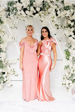 Load image into Gallery viewer, AVA COWL COLUMN DRESS