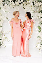 Load image into Gallery viewer, AVA COWL COLUMN DRESS