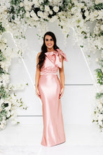 Load image into Gallery viewer, CLARA BOW ONE SHOULDER FISHTAIL DRESS