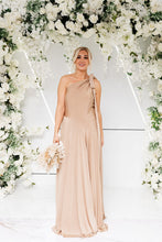 Load image into Gallery viewer, TAMZIN TIE ONE SHOULDER GOWN DRESS