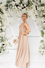 Load image into Gallery viewer, TAMZIN TIE ONE SHOULDER GOWN DRESS