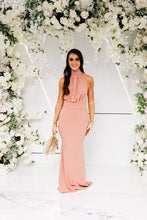 Load image into Gallery viewer, MACEY HALTER FISHTAIL DRESS