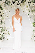 Load image into Gallery viewer, CAMILLE COWL FISHTAIL DRESS