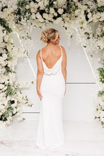 Load image into Gallery viewer, CAMILLE COWL FISHTAIL DRESS