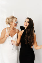 Load image into Gallery viewer, CAMILLE COWL FISHTAIL DRESS