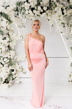 Load image into Gallery viewer, TAMARA TWIST ONE SHOULDER LOOSE FISHTAIL DRESS