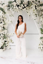Load image into Gallery viewer, DAWNY TIE ONE SHOULDER JUMPSUIT