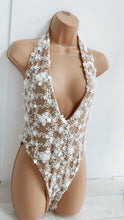 Load image into Gallery viewer, KHLOE BEADED SWIMSUIT