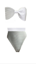 Load image into Gallery viewer, WAFFLE & RIB BANDEAU BIKINI SET