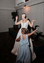 Load image into Gallery viewer, CHARLOTTE JUNIOR BRIDESMAID CREPE DRESS