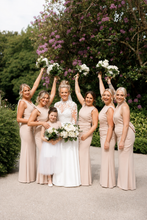 Load image into Gallery viewer, ALLANA CREPE &amp; TULLE FLOWER GIRL DRESS