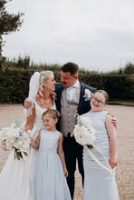Load image into Gallery viewer, CHARLOTTE JUNIOR BRIDESMAID CREPE DRESS
