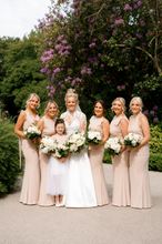 Load image into Gallery viewer, ALLANA CREPE &amp; TULLE FLOWER GIRL DRESS