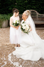 Load image into Gallery viewer, ALLANA CREPE &amp; TULLE FLOWER GIRL DRESS