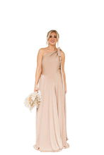 Load image into Gallery viewer, TAMZIN TIE ONE SHOULDER GOWN DRESS