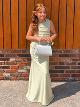 Load image into Gallery viewer, ARABELLA JUNIOR BRIDESMAID HIGH SHINE DRESS
