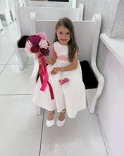 Load image into Gallery viewer, ALLANA CREPE FLOWER GIRL SWIRL DRESS