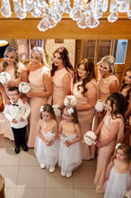 Load image into Gallery viewer, ALLANA CREPE &amp; TULLE FLOWER GIRL DRESS