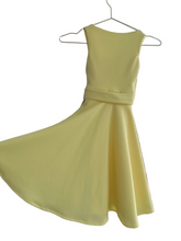 Load image into Gallery viewer, ALLANA CREPE FLOWER GIRL SWIRL DRESS
