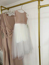 Load image into Gallery viewer, ALLANA CREPE &amp; TULLE FLOWER GIRL DRESS