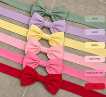 Load image into Gallery viewer, FLOWER GIRL CREPE BOW BELTS