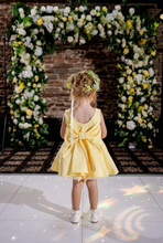 Load image into Gallery viewer, MARGOT MINI CREPE FLOWER GIRL DRESS