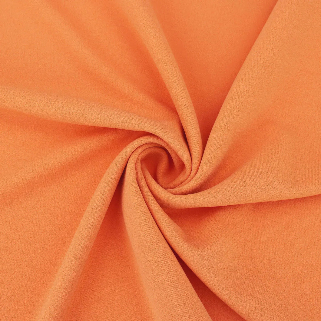 ORANGE STRETCH SCUBA CREPE