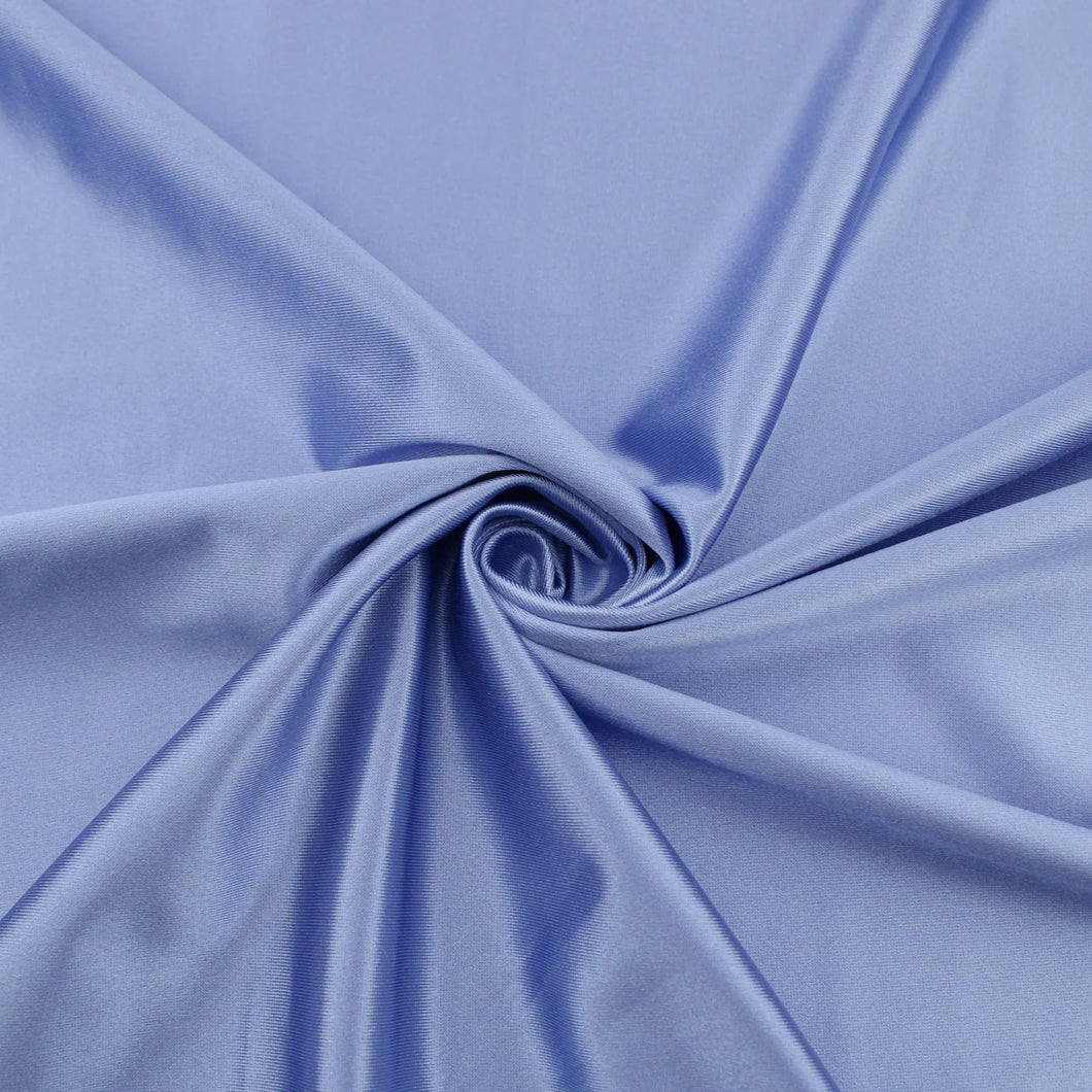 BABY BLUE STRETCH SATIN