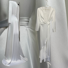 Load image into Gallery viewer, WRAP WEDDING DRESS