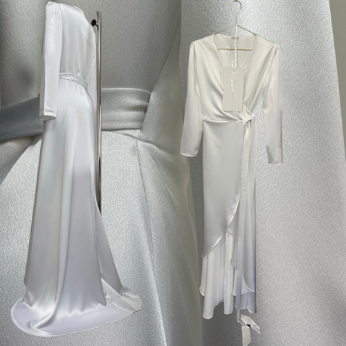 WRAP WEDDING DRESS
